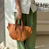 Bolsa Tote de Couro Macio Personalizada Moda Estilo Coreano Alça de Asa Bolsa de Mão Bolsa de Ombro para Mulheres de Alta Qualidade Versátil Grande Capacidade Bolsa para o Dia a Dia