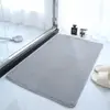 Alfombrilla de Piso Antideslizante para Baño, Inodoro, Absorbente de Agua, Felpudo para Puerta de Entrada, Color Sólido, Coral Fleece, Amazon Transfronterizo