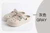 Sapatos de parentalidade de EVA plástico para homens e mulheres, bico plano, respiráveis, cor sólida, sapatos de praia, uso doméstico, sandálias de viagem