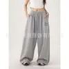 Pantalones Casuales Simples de Moda Versátil de Estilo Japonés de Tendencia Perezosa Transfronterizos para Mujer 2025 Populares Elegantes Otoño Nuevos Pantalones Largos