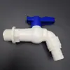 Serie de grifos de plástico Liqin de 4 puntos y 6 puntos con grifo de apertura lenta y grifo de boquilla pequeña