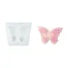 Molde de Silicone Série Borboleta para Velas Aromáticas, Gesso, Chocolate, Decoração de Bolo Fondant, Molde Doce DIY Garrafa de Cera