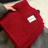 Bufanda larga estilo japonés para mujer, cálida en invierno, calentador de cuello de lana tejido de color liso, adecuado para estudiantes, versión coreana para hombres y parejas, versátil