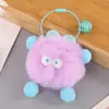 Cosas Bonitas y Feas Llavero Colgante Cochecito Bola de Carbón Pequeña Colgador DIY Elfo de Dibujos Animados Colgante de Felpa Accesorios para Bolsos