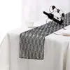 Mantel de tela de encaje moderno y simple decoraciones para bodas y fiestas 30 * 275CM Mesa europea mesa mesa mesa mesa camino de mesa