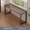 Escritorio para Estudiantes, Estudio en Casa, Escritorio Doble, Rectangular, Simple Escritorio de Computadora para Casa de Alquiler, Mesa Larga Estrecha Montada en la Pared