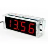 Kit de reloj digital control de luz tubo LED digital de 1 pulgada microcontrolador de 51 chips reloj electrónico piezas DIY con carcasa