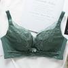 Yunxi Encaje Sexy Sin Aro de Acero Ajustable Sujetador Fino Nuevo Accesorio Recolector para Pecho Pequeño Ropa Interior para Senos Sujetador Grueso