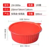 250 Cajas Doradas de Papel de Aluminio para Hot Pot y Ollas de Papel de Aluminio para Exteriores para Empaque para Llevar Loncheras y Tazones para Sopa 2000/3500ml