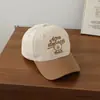 Boné de beisebol infantil, novo modelo de outono, chapéu de sol de urso, atacado para meninas, estilo coreano, color blocking moderno, chapéu para meninos, transfronteiriço