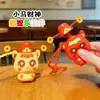Chapéu do Deus da Riqueza de Ano Novo Desenho Animado Brinquedo de Apertar para Alívio de Estresse Chaveiro Pingente para Bolsa de Casal Chaveiro Presente do Ano do Cavalo Venda por Atacado