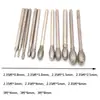 Herramientas de tallado de ágata para pulir, Cabezales de rectificado de diamante para tallado de jade, Agujas de rectificado de jade, Forma de huevo, Forma ovalada