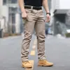Pantalones Tácticos Ix7 de Primavera y Otoño Pantalones Impermeables de Camuflaje Ropa de Trabajo para Exteriores Pantalones Resistentes a Arañazos y al Desgaste Pantalones Sueltos para Hombre para Deportes al Aire Libre