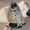 Bufanda de Cuadros para Mujer, Moda Otoño e Invierno, Cálido Estilo Nuevo, Chal Grande Estampado de Estilo Coreano de Alta Gama, Venta al por Mayor