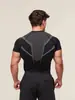 Camiseta Masculina Gym/Onyx Esportes Fitness Secagem Rápida Respirável Elástica Gola Redonda Manga Curta Ajustada Roupas de Treino