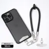Cordón para Teléfono Móvil Personalizado de Alta Gama, Correa de Muñeca Trenzada, Cordón Corto para Funda de Teléfono Móvil, Venta al por Mayor de Fábrica