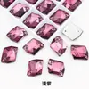 Vidro Poligonal Costurado à Mão com Strass, Strass Irregulares de Fundo Plano, Acessórios de Cristal para DIY, Vestido de Noiva, Sapatos, Chapéus, Bolsas, Acessórios de Vestuário