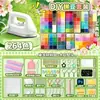 Kit de Materiais para Perler Beads DIY 264 Cores Fusion Beads EVA Kit de Artesanato Educativo Kit Completo de Ferramentas Pacote de Recarga de Perler Beads