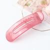 Nuevo clip grande para flequillo de frente, moda, clip de pico de pato Macaron, maquillaje, clip lateral sin costuras, clip transparente para cabello suelto