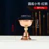 Suporte para Lâmpada de Manteiga de Cobre Vermelho Lâmpada Longa Brilhante Indiana Castiçal Lâmpada de Manteiga Líquida para Uso Doméstico Interno Lâmpada à Prova de Vento Lâmpada de Vela