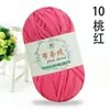 Atacado de Tiras de Tecido de Cor Pura e Bolas de Lã Grossa para Pantufas de Crochê, Kits de Materiais DIY para Tricô Manual, Receitas