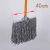 Mopa de Palo de Madera Hilo de Algodón Mopa Doméstica Antigua Mopa para Polvo Propiedad de Fábrica Absorción de Agua Mopa Grande Ordinaria Xu Xiao