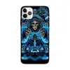 16 Capa de Celular Cartoon Caveira Ceifador 17 Adequada para Capa Apple 14 Pro Max 13 Capa Macia Fosca 15 Homens