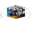 Máscara de Halloween 3D com Impressão Digital de Algodão à Prova de Poeira, Venda Quente Transfronteiriça, Máscara Universal Personalizada para Adultos e Crianças