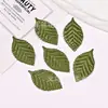 Hojas Verdes Simuladas Accesorios para el Cabello DIY Decoración Hojas de Rosa Estéreo Juguetes Femeninos Ropa Zapatos Decoración de Empaque Accesorios Materiales