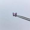 (Enlace personalizado) Taobao Douyin Pinduoduo Acero Titanio 316L Cobre Chapado en Oro Micro-Incrustado Zirconio Uña para Hueso de la Oreja Corazón Mariposa