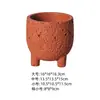 Maceta de Cemento Shengyu Creativa Personalizada Superficie Lunar Nórdica ins Simple Maceta para Suculentas Maceta de Trípode para Interiores