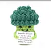 Productos transfronterizos de Amazon adornos de muñeca de dibujos animados de frutas y verduras tejidos de lana hechos a mano energía positiva