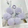 Pendente Bola de Pelo de Coelho Preguiçoso Corrente para Capa de Celular DIY Decoração de Bola de Pelo Peluda Outono e Inverno Corrente de Celular Estilo Doce Cool