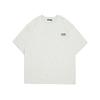 Nanxia Disguise 2025 Verão Novo Estilo Japonês Retrô Estampada Solta Camiseta Moderna Neutra Casual Gola Redonda Manga Curta