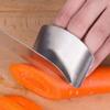 Protector de dedos de acero inoxidable para recoger alimentos, protector de dedos, protector de dedos, protector de dedos, protector de dedos, protector de dedos, cuchillo para pulgar Eambean para pelar ajos