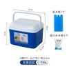Incubadora comercial para puesto de hielo, cubo para mantener los alimentos frescos y fríos, refrigerador práctico para coche, camping al aire libre, picnic.