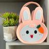 Bolsa de Regalo de Conejito de Dibujos Animados Bolsa Pequeña de Fieltro para Muñeca Infantil Bolsa de Regalo Bolsa de Regalo de Cumpleaños Luna Llena Bolsa de Regalo de Gama Alta