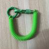 Llavero con resorte de plástico de fábrica, cuerda antipérdida para teléfono móvil, cordón telescópico con resorte, cordón para llavero.
