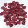 Flor de Rosa de Espuma PE de Simulação de 3,5cm Guirlanda de Flores Decorativa Manual com Flor Flor Artificial Cabeça de Flor Pequena de Espuma fabricantes