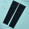 Manguitos de Hielo de Seda para el Sol Manguitos Extendidos de Color Puro Verano Sin Costuras Anti-UV Deportivos para Ciclismo Mangas para los Brazos