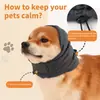 Venta Caliente Amazon Arnés de Cabeza para Perros Aliviar Ansiedad Anti-Susto Tormenta de Truenos Calentador de Invierno Protector de Orejas para Mascotas