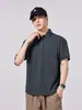 Ropa para Hombre Fengshe / Camisa Polo Estilo Americano de Manga Corta para Hombre Camiseta de Manga Corta para Hombre Corte Holgado Cuello Campana Camiseta de Verano Media Manga