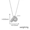 Colgante de letra inglesa 26 con incrustaciones de circonita de cobre transfronterizo, letra gruesa de moda popular, accesorios DIY al por mayor