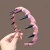Diadema de Cinta para Atar el Cabello, Pasador de Alta Corona para Uso Diario, Accesorio para el Cabello Trenzado, Diadema para Recoger el Cabello