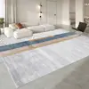 Tapete de Chão para Sofá Lavável de Alta Qualidade na Cor Creme, Tapete Antiderrapante para Janela de Canto, Carpete de Quarto ao Lado da Cama, Tapete de Mesa de Centro Leve e Luxuoso, Carpete de Sala de Estar