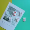 Falda Brillante Juguetona Linda Gato Gatito DIY Pegamento de Crema Joyería Pasador de Pelo Parche Guka Hebilla de Zapato Accesorios de Resina