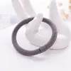 Elástico de Cabelo Básico Grande Estilo Coreano Espesso Simples Alta Elasticidade Amarrador de Cabelo Faixa de Cabeça de Malha de Nylon com Contas