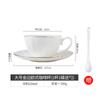 Conjunto de Xícaras de Café de Porcelana Óssea Jingdezhen, Conjunto Simples Estilo Europeu para Chá da Tarde, Xícaras e Pires Domésticos com Borda Dourada