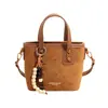 Bolso Cubo de Moda Tendencia Estilo Coreano para Mujer 2025 Otoño Nuevo Casual Versátil de Alta Gama para Hombro Cruzado