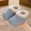 Chinelos Infantis Estilo Outono/Inverno para Meninos e Meninas Bebê Interno Casa Impermeável Antiderrapante Removível Crianças Chinelos de Algodão de Inverno